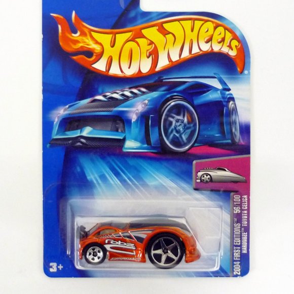 Hot Wheels Hardnoze Toyota Celica #056 First Editions 56/100 Red Die-Cast 2004 - Picture 1 of 1